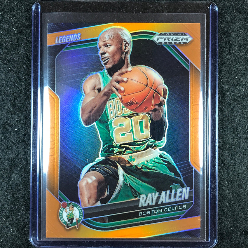2024-25 Prizm Black RAY ALLEN Base Orange 28/49 #273