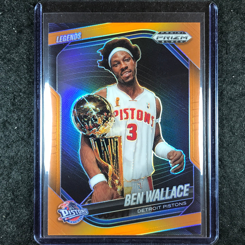 2024-25 Prizm Black BEN WALLACE Base Orange 3/49 #289