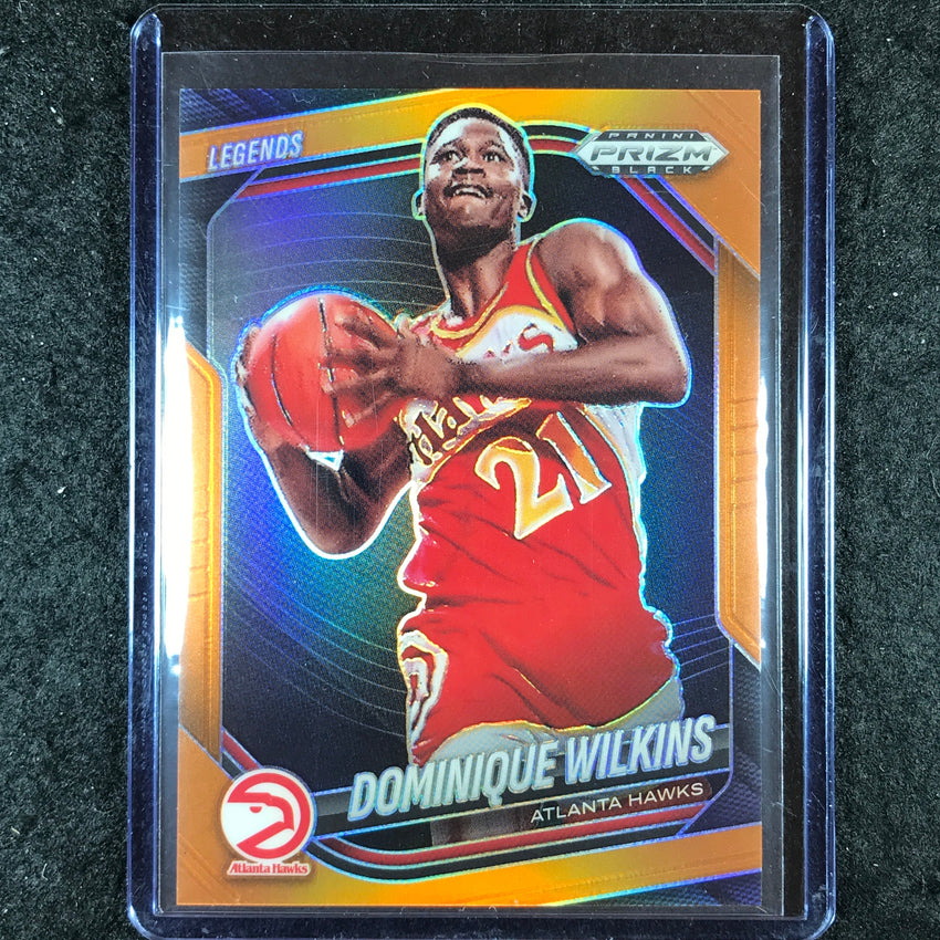 2024-25 Prizm Black DOMINQUE WILKINS Base Orange 41/49 #290