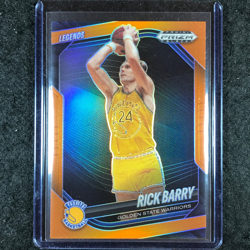 2024-25 Prizm Black RICK BARRY Base Orange 40/49 #297