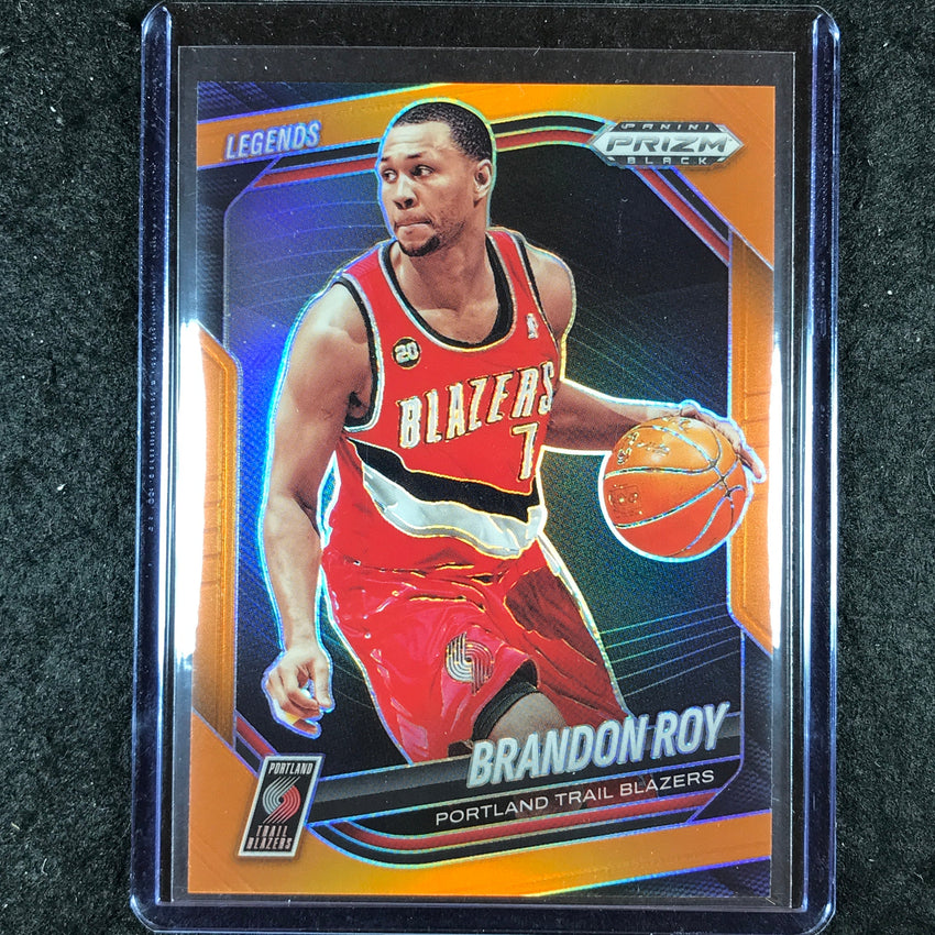 2024-25 Prizm Black BRANDON ROY Base Orange 9/49 #300