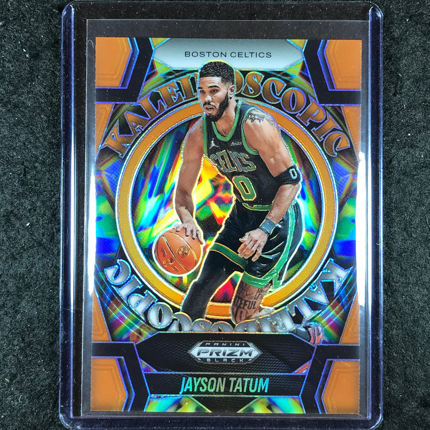 2024-25 Prizm Black JAYSON TATUM Kaleidoscopic Orange 14/49 #9