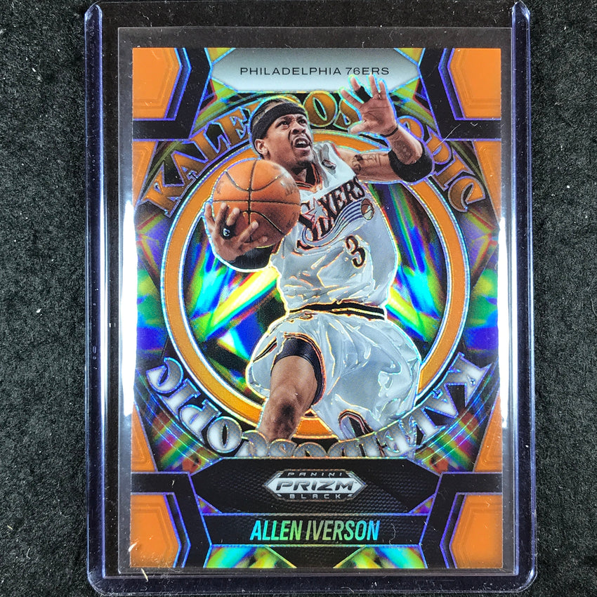 2024-25 Prizm Black ALLEN IVERSON Kaleidoscopic Orange 49/49 #29