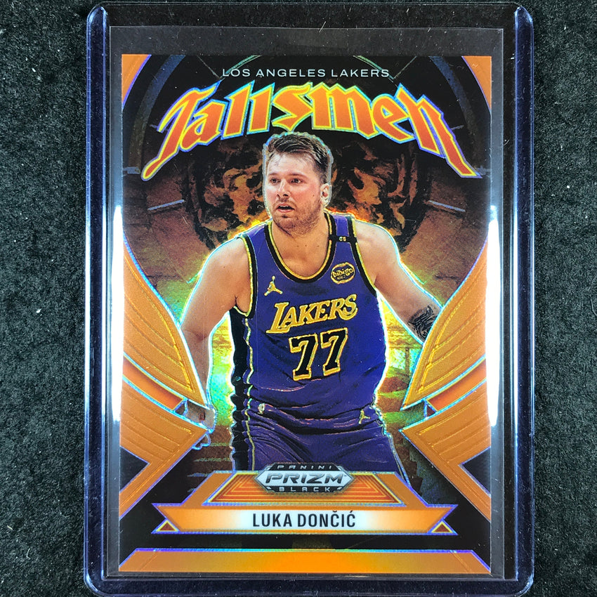 2024-25 Prizm Black LUKA DONCIC Talismen Orange 6/49 #2