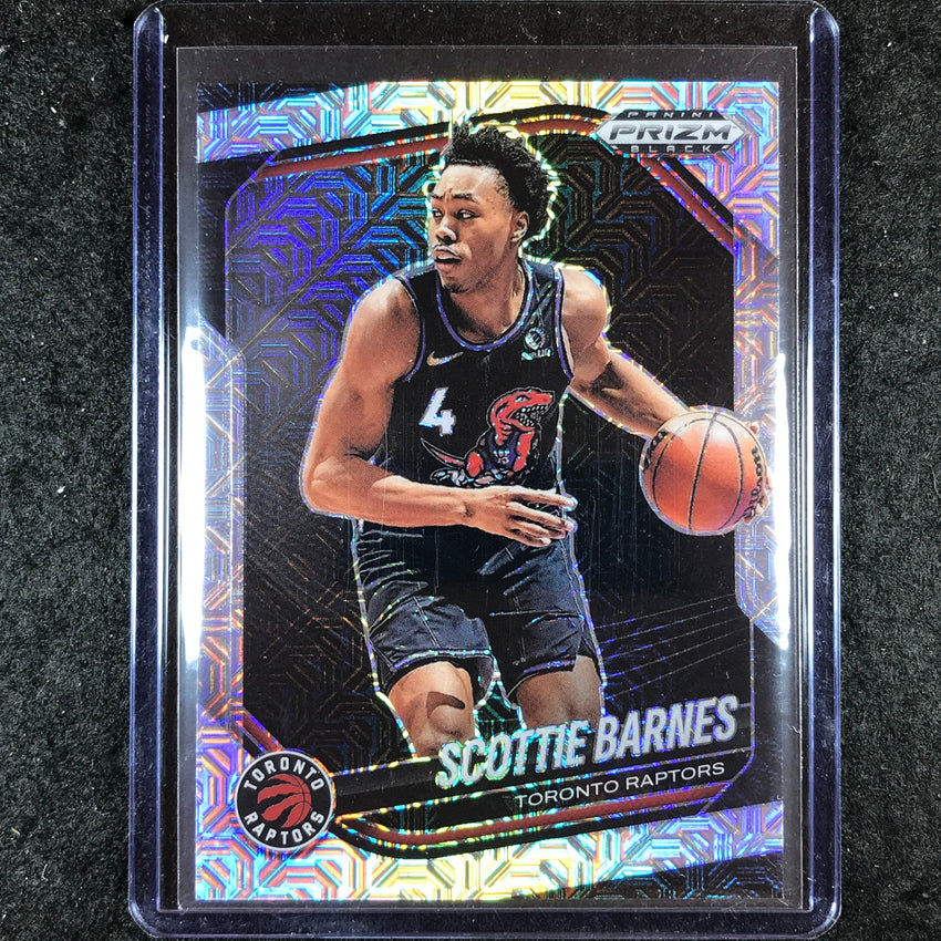 2024-25 Prizm Black SCOTTIE BARNES Base Mojo 17/25 #65