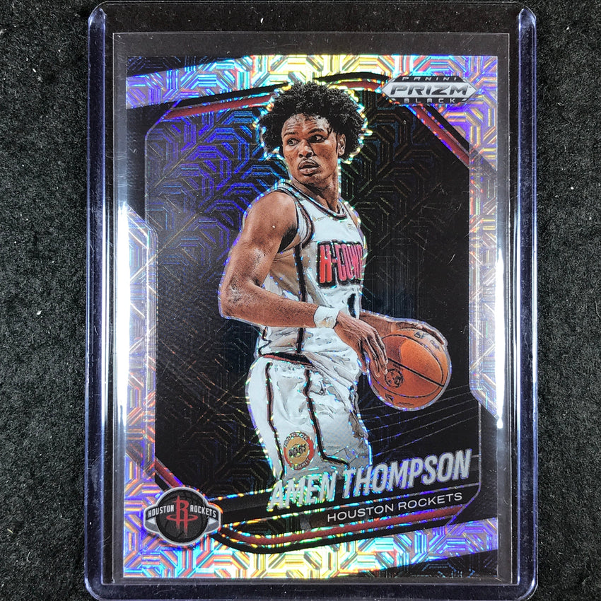 2024-25 Prizm Black AMEN THOMPSON Base Mojo 23/25 #76