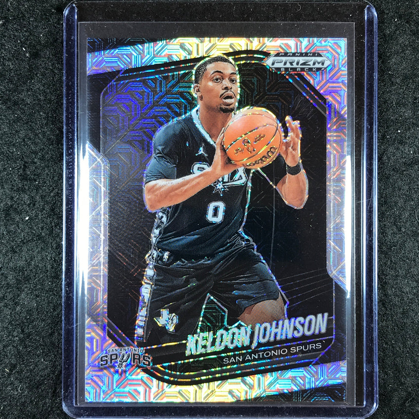 2024-25 Prizm Black KELDON JOHNSON Base Mojo 1/25 #83