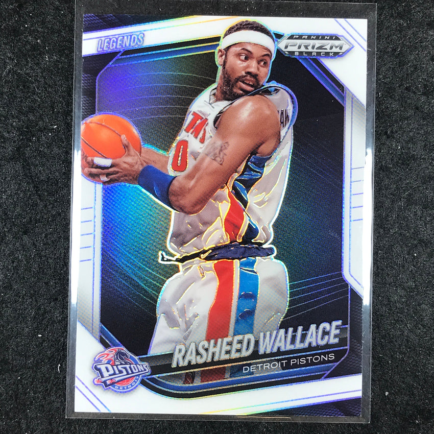 2024-25 Prizm Black RASHEED WALLACE Base White /175 #276