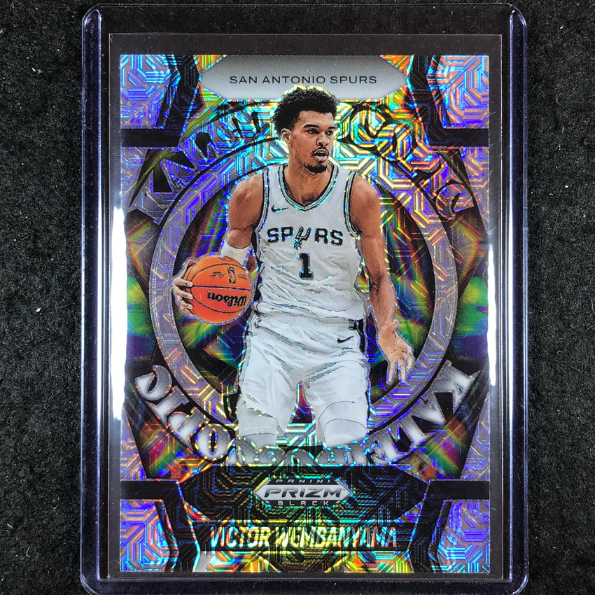 2024-25 Prizm Black VICTOR WEMBANYAMA Kaleidoscopic Mojo 19/25 #3
