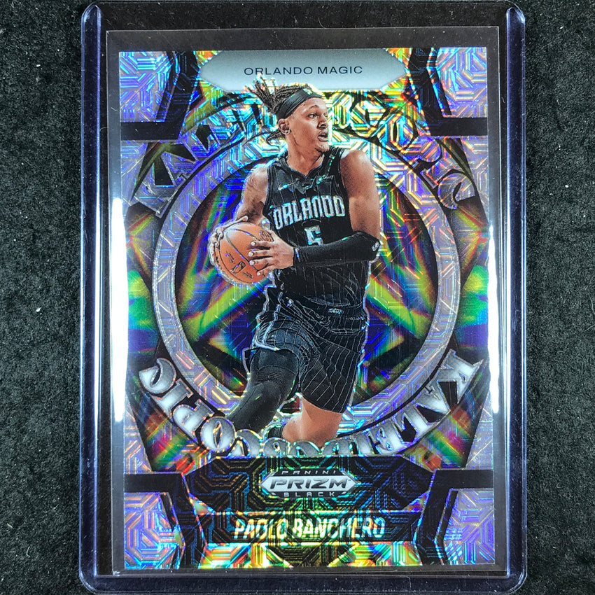 2024-25 Prizm Black PAOLO BANCHERO Kaleidoscopic Mojo 22/25 #19