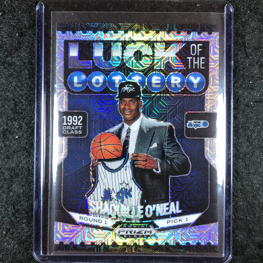 2024-25 Prizm Black SHAQUILLE O'NEAL Luck of the Lottery Mojo 17/25 #2