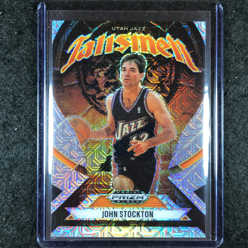 2024-25 Prizm Black JOHN STOCKTON Talismen Mojo 25/25 #18
