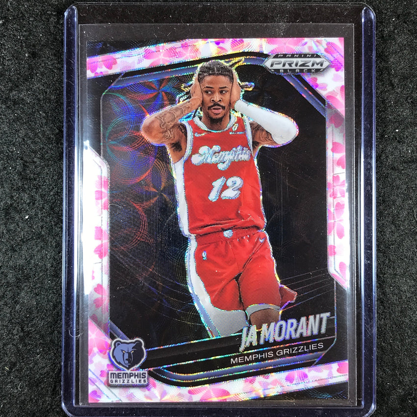 2024-25 Prizm Black JA MORANT Base Cherry Blossom 1/20 #9