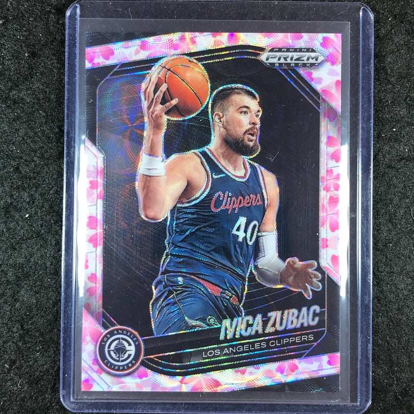 2024-25 Prizm Black IVICA ZUBAC Base Cherry Blossom 9/20 #161