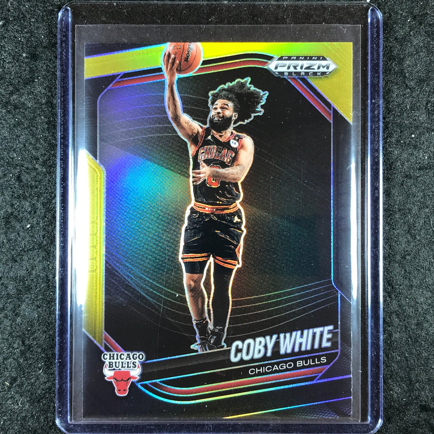 2024-25 Prizm Black COBY WHITE Base Black Gold 4/5 #68