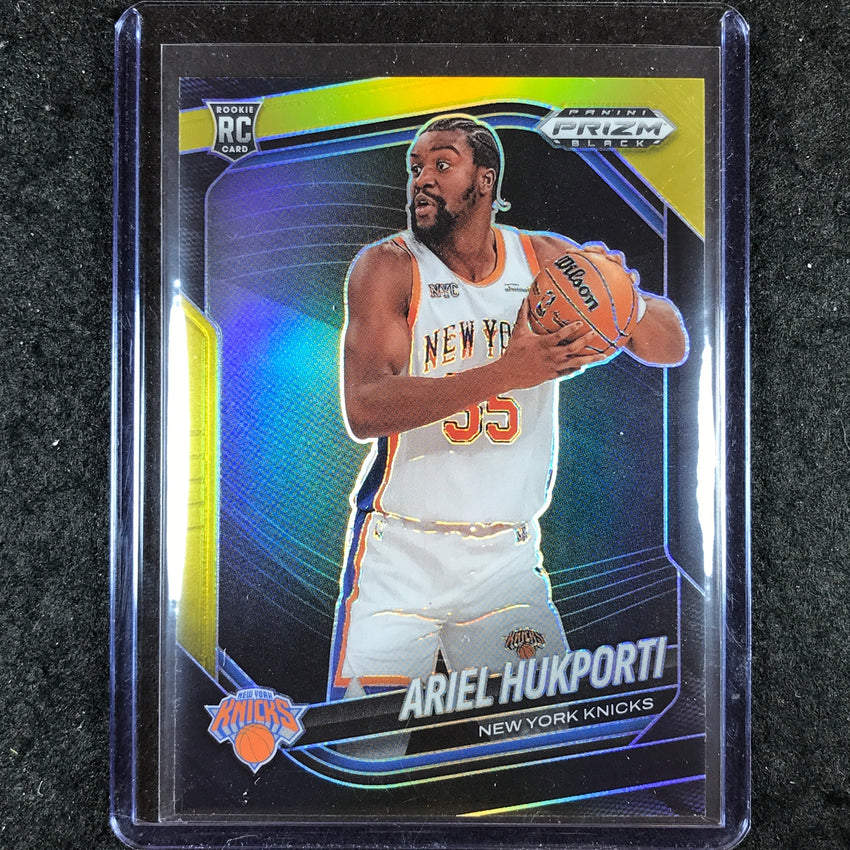 2024-25 Prizm Black ARIEL HUKPORTI Rookie Base Black Gold 5/5 #244
