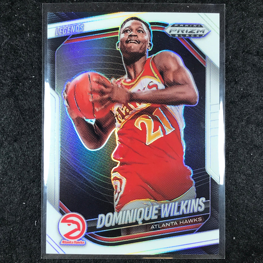 2024-25 Prizm Black DOMINIQUE WILKINS Base White /175 #290