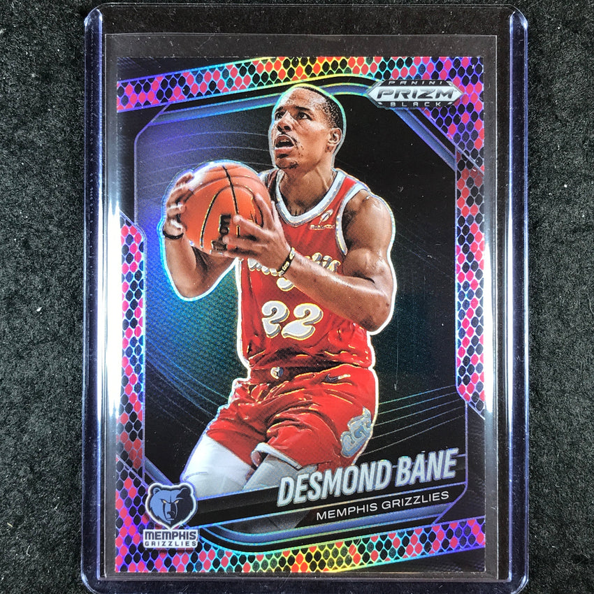 2024-25 Prizm Black DESMOND BANE Snakeskin SSP #18