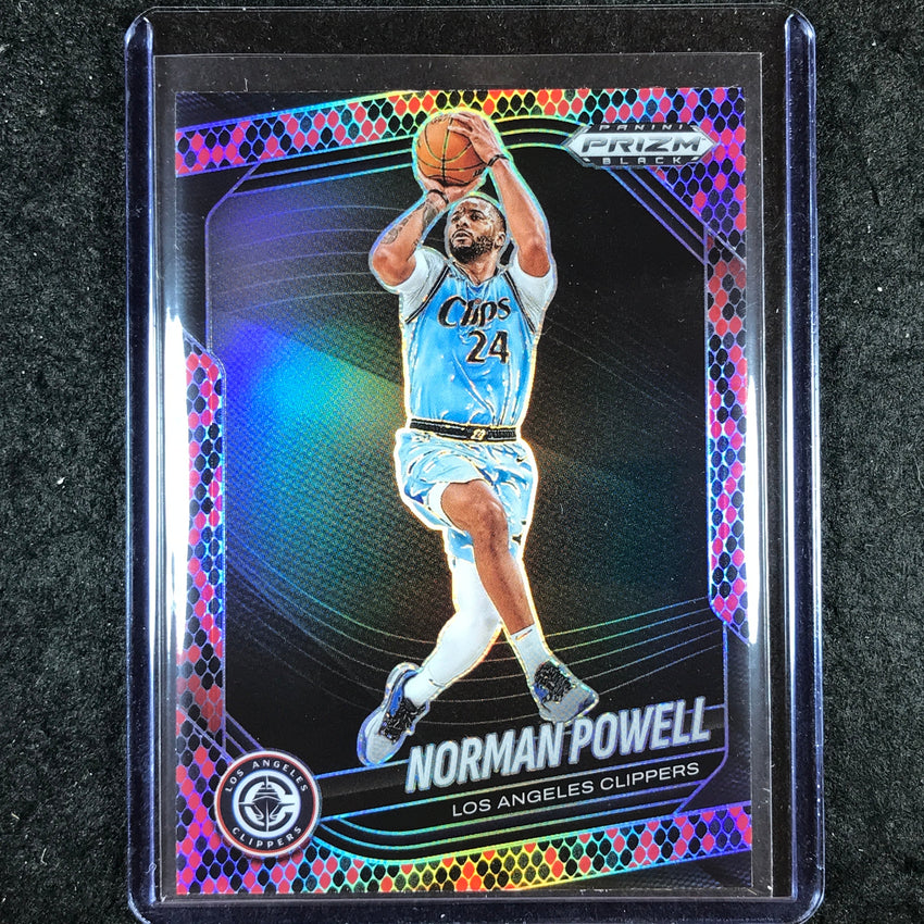 2024-25 Prizm Black NORMAN POWELL Snakeskin SSP #55