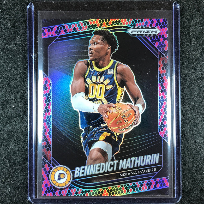 2024-25 Prizm Black BENNEDICT MATHURIN Snakeskin SSP #59