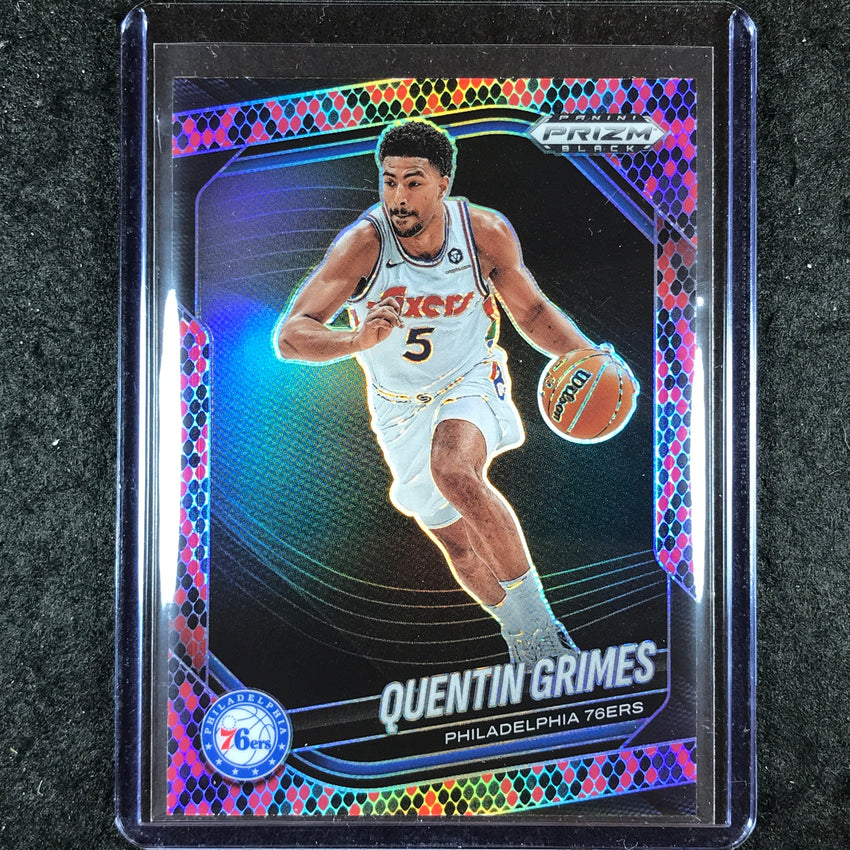 2024-25 Prizm Black QUENTIN GRIMES Snakeskin SSP #63
