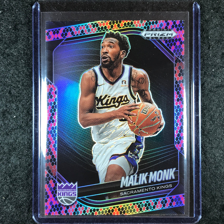 2024-25 Prizm Black MALIK MONK Snakeskin SSP #97