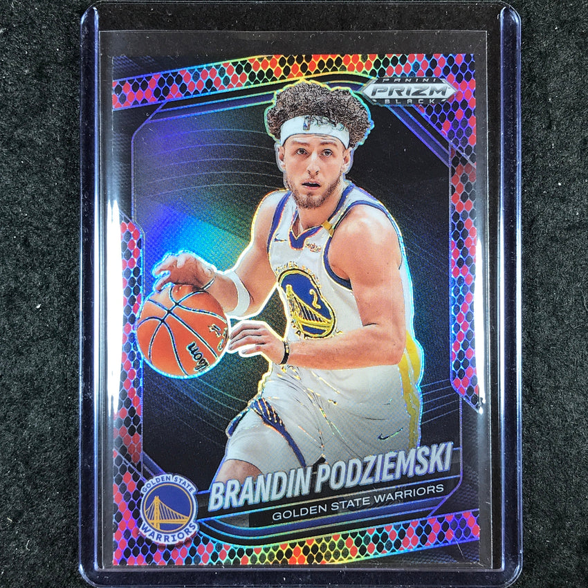2024-25 Prizm Black BRANDIN PODZIEMSKI Snakeskin SSP #143