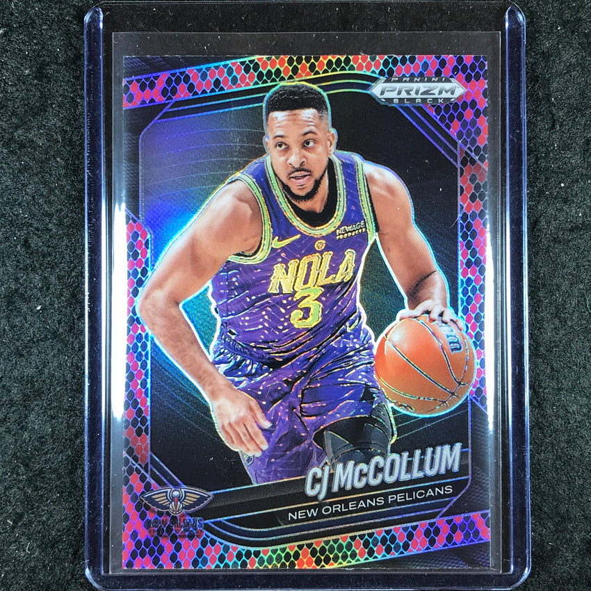 2024-25 Prizm Black CJ MCCOLLUM Snakeskin SSP #148