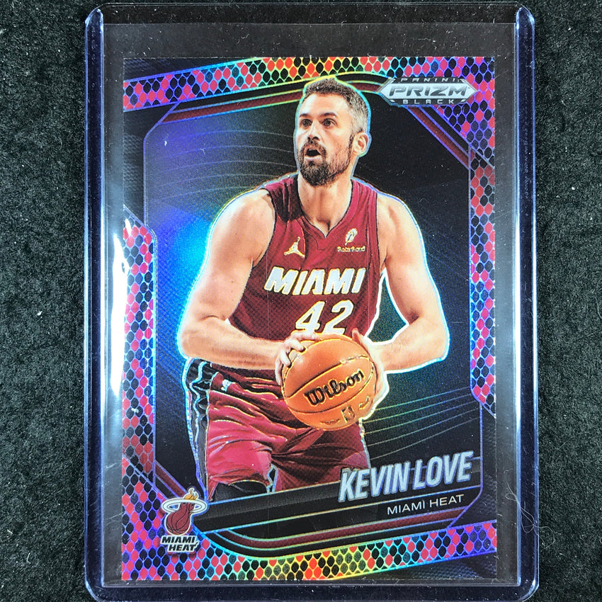2024-25 Prizm Black KEVIN LOVE Snakeskin SSP #183