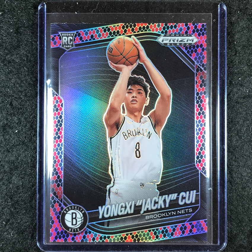 2024-25 Prizm Black YONGXI "JACKY" CUI Rookie Snakeskin SSP #202