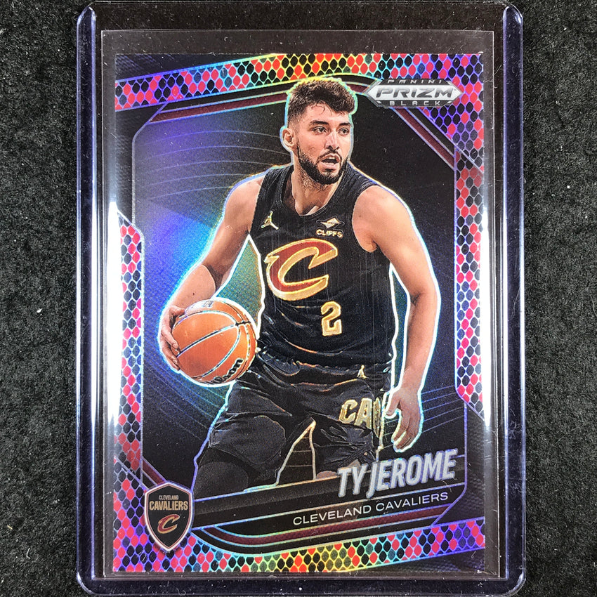 2024-25 Prizm Black TY JEROME Snakeskin SSP #228