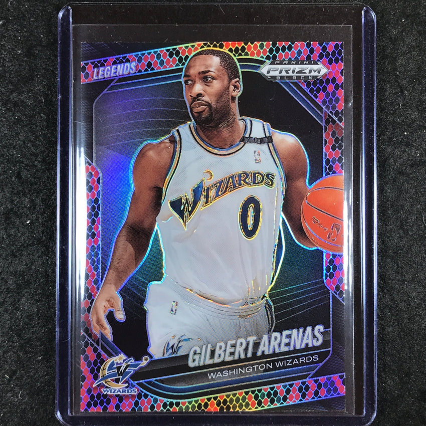 2024-25 Prizm Black GILBERT ARENAS Snakeskin SSP #266