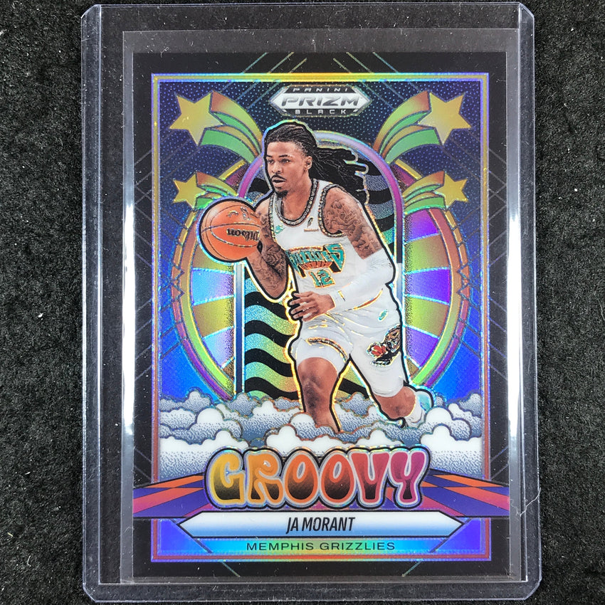 2024-25 Prizm Black JA MORANT Groovy SSP #5