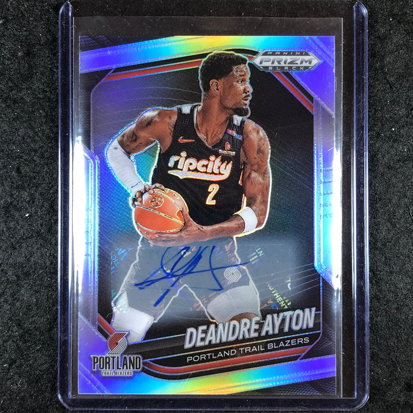 2024-25 Prizm Black DEANDRE AYTON Base Auto Silver #22