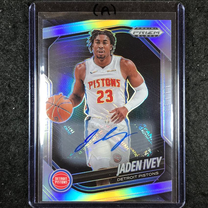 2024-25 Prizm Black JADEN IVEY Base Auto Silver #69 (A)