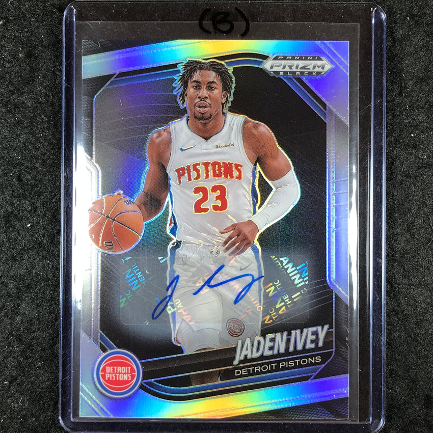 2024-25 Prizm Black JADEN IVEY Base Auto Silver #69 (B)