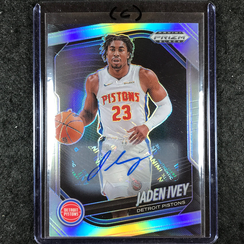 2024-25 Prizm Black JADEN IVEY Base Auto Silver #69 (C)