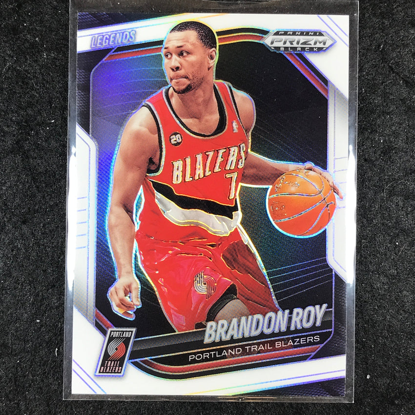 2024-25 Prizm Black BRANDON ROY Base White /175 #300