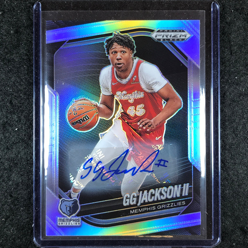 2024-25 Prizm Black GG JACKSON II Base Auto Silver #105