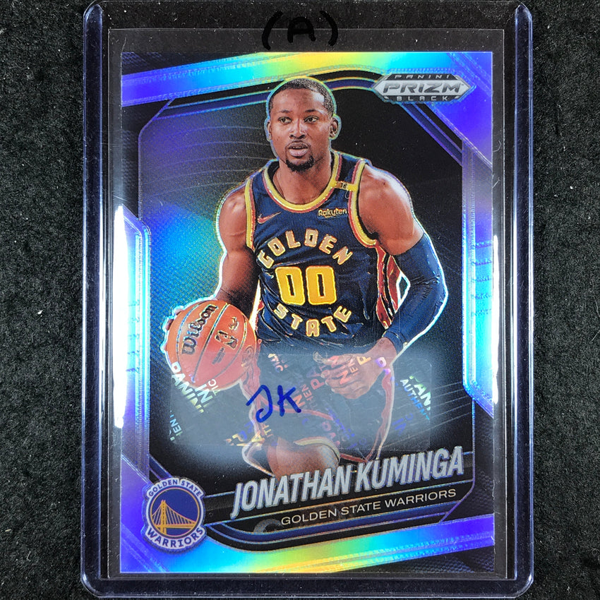 2024-25 Prizm Black JONATHAN KUMINGA Base Auto Silver #122 (A)