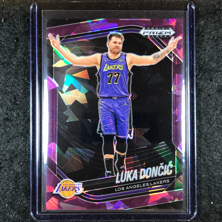 2024-25 Prizm Black LUKA DONCIC Base Purple Ice /149 #5