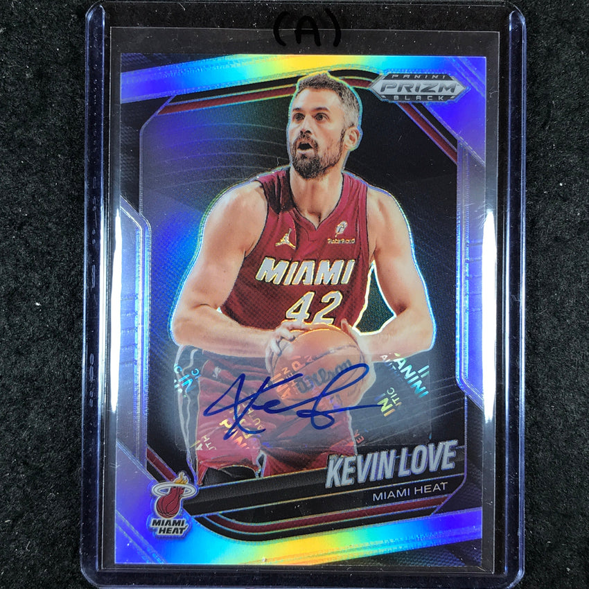 2024-25 Prizm Black KEVIN LOVE Base Auto Silver #183 (A)