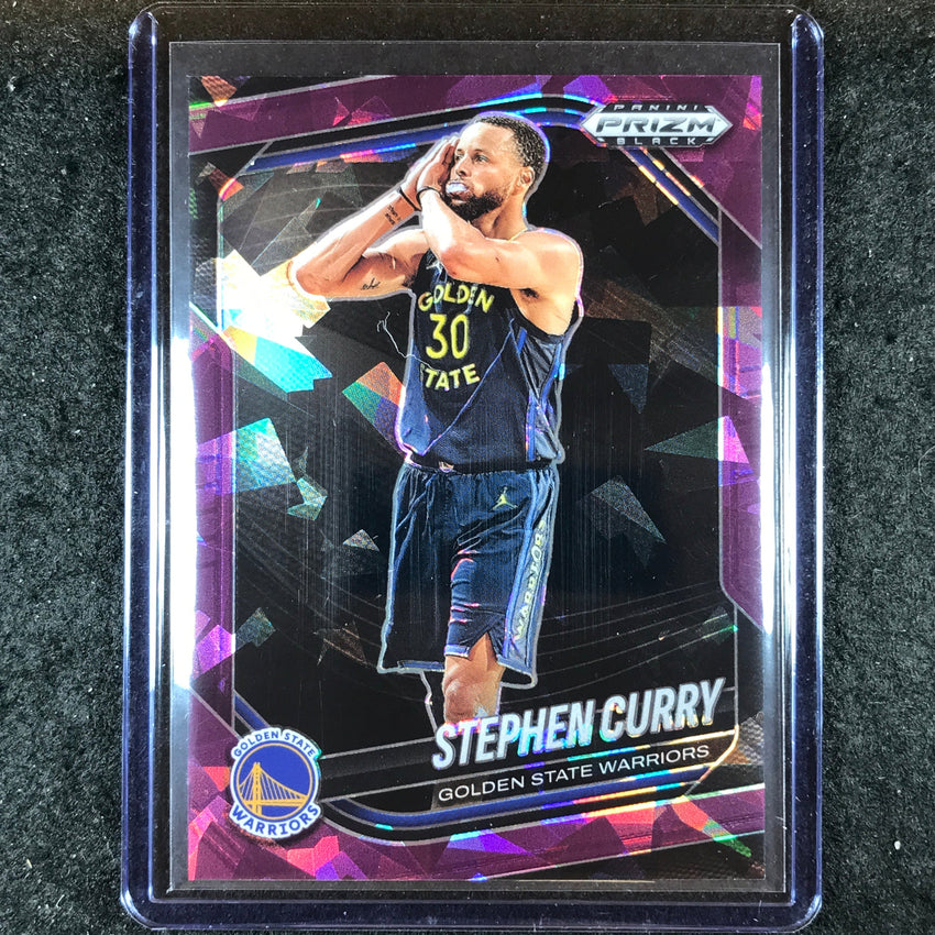 2024-25 Prizm Black STEPHEN CURRY Base Purple Ice /149 #7