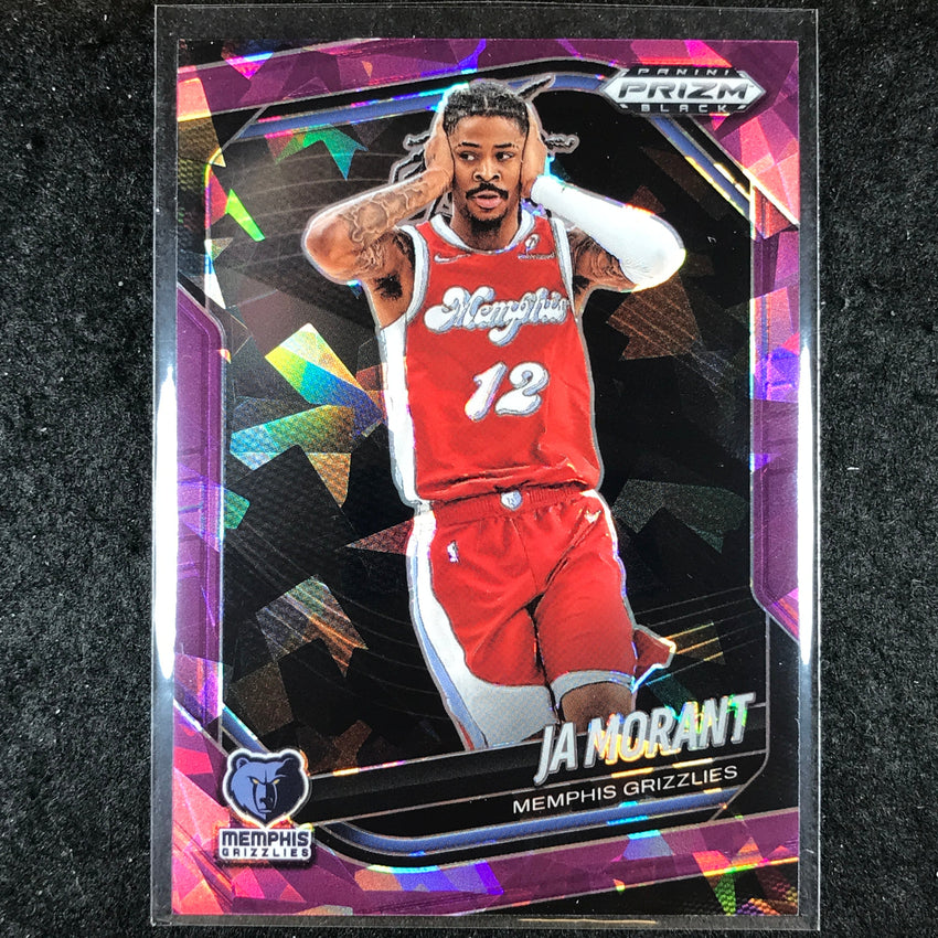2024-25 Prizm Black JA MORANT Base Purple Ice /149 #9