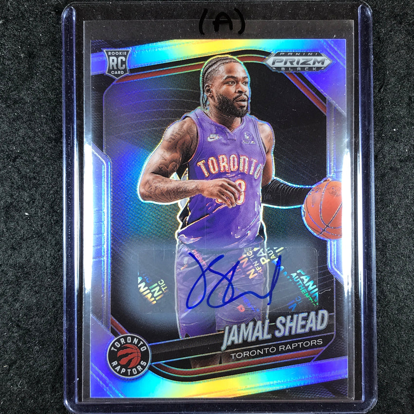 2024-25 Prizm Black JAMAL SHEAD Base Rookie Auto Silver #210 (A)