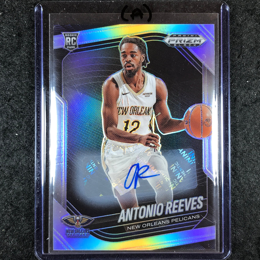 2024-25 Prizm Black ANTONIO REEVES Base Rookie Auto Silver #214 (A)