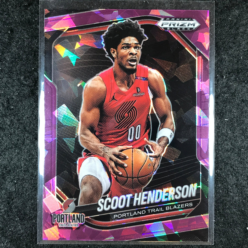 2024-25 Prizm Black SCOOT HENDERSON Base Purple Ice /149 #13