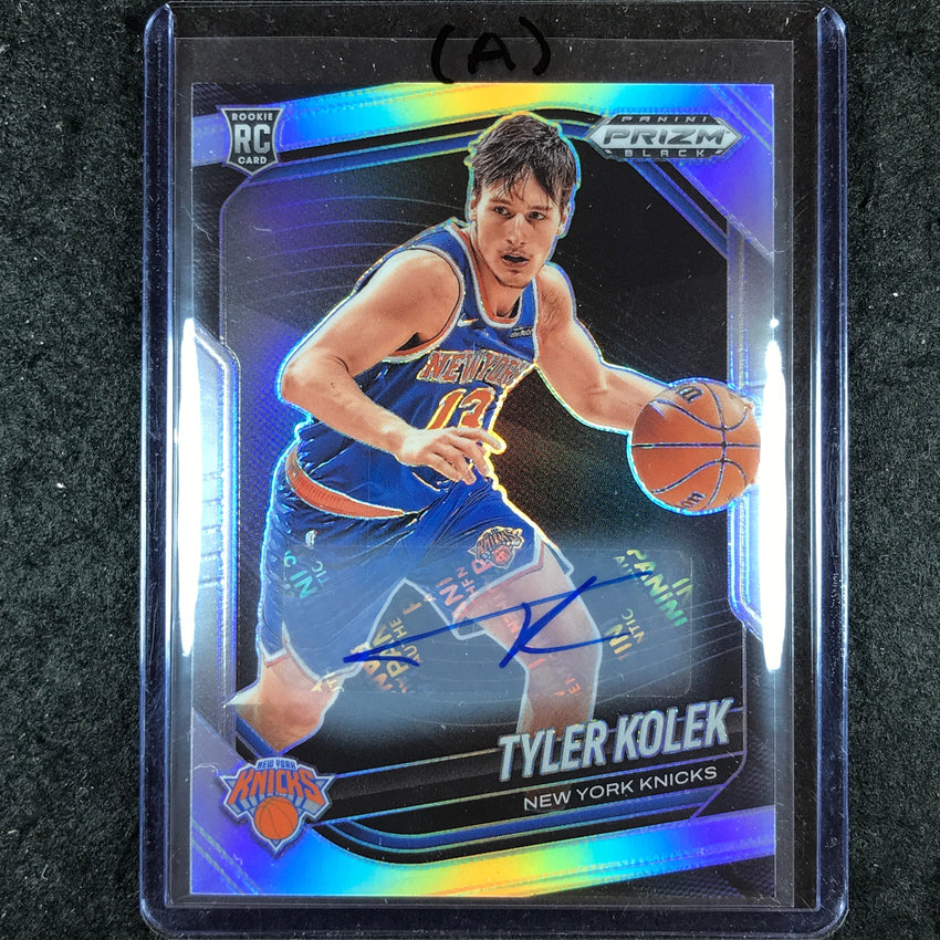 2024-25 Prizm Black TYLER KOLEK Base Rookie Auto Silver #226 (A)
