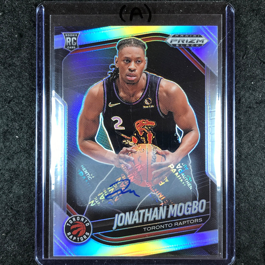 2024-25 Prizm Black JONATHAN MOGBO Base Rookie Auto Silver #227 (A)