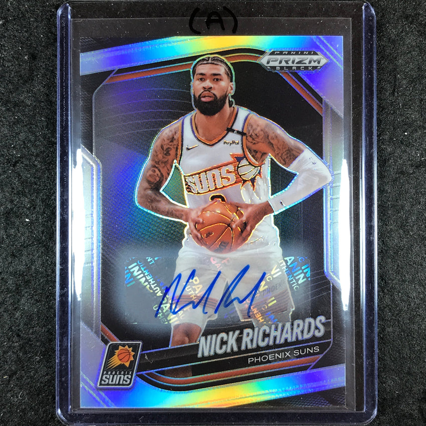 2024-25 Prizm Black NICK RICHARDS Base Auto Silver #233 (A)